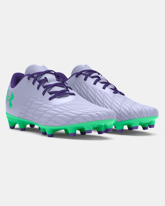 Unisex UA Magnetico Select 3 FG Soccer Cleats in Purple image number 3